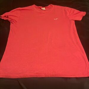 Men’s Hollister, short sleeve size medium color, red